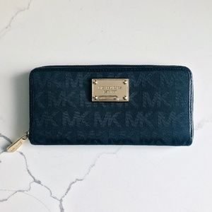 Michael Kors Bags - Michael Kors Black Logo-Print Wallet Michael Kors Bags - Michael Kors Black Logo-Print Wallet
